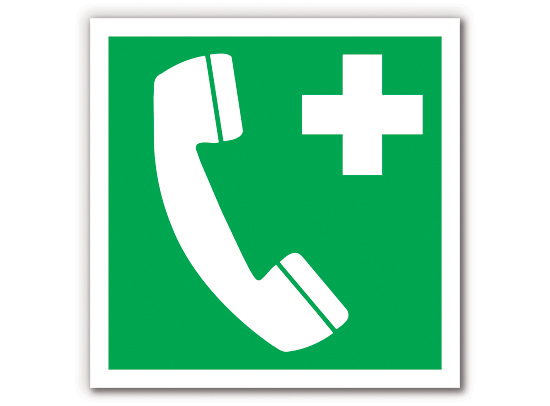 All Sport Medical, 300X300 Telephone Symbol (SN0041R), Green ...