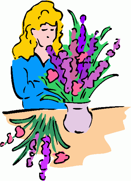 free clip art flower arrangements - photo #4