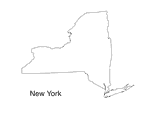 New York State Map Printable (Geography, Pre-K - 12th Grade ...