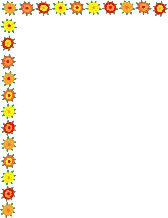 clipart flower border frame - photo #32