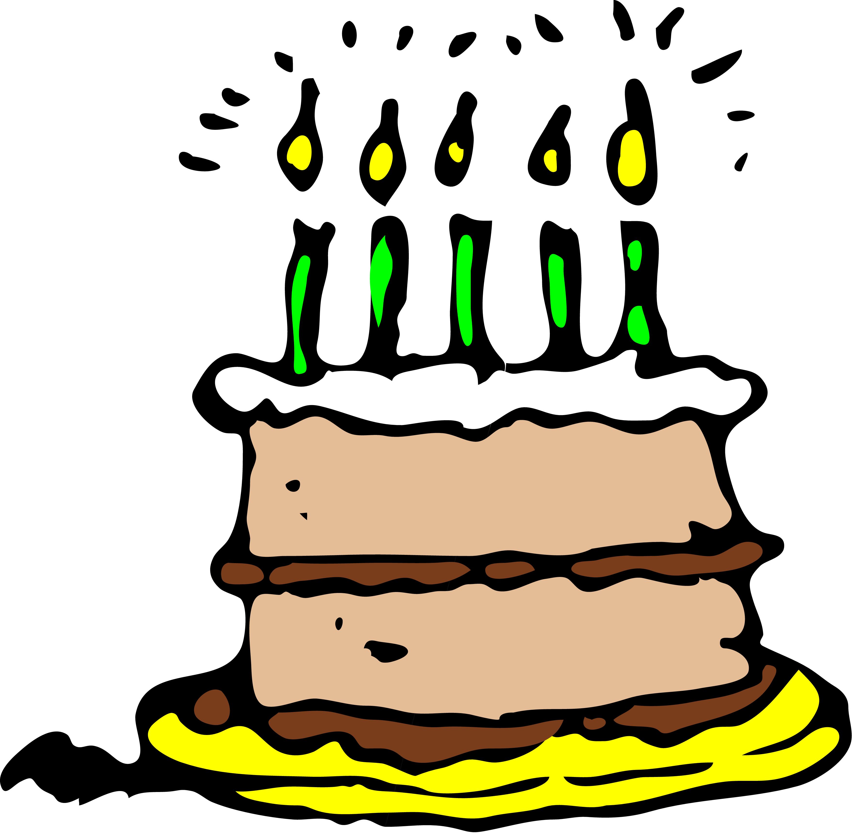 Free Birthday Cake Clip Art
