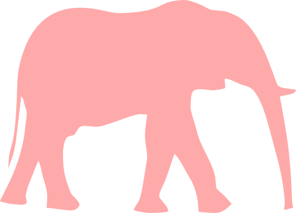 pink elephant clip art free - photo #27