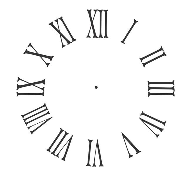 Clock Face Decal