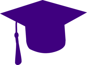 Purple Graduation Cap Clipart