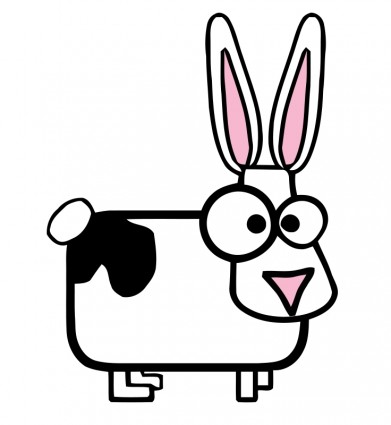 Bunny Vector clip art - Free vector for free download