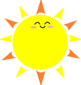 Sunshine Smiley Face Clip Art