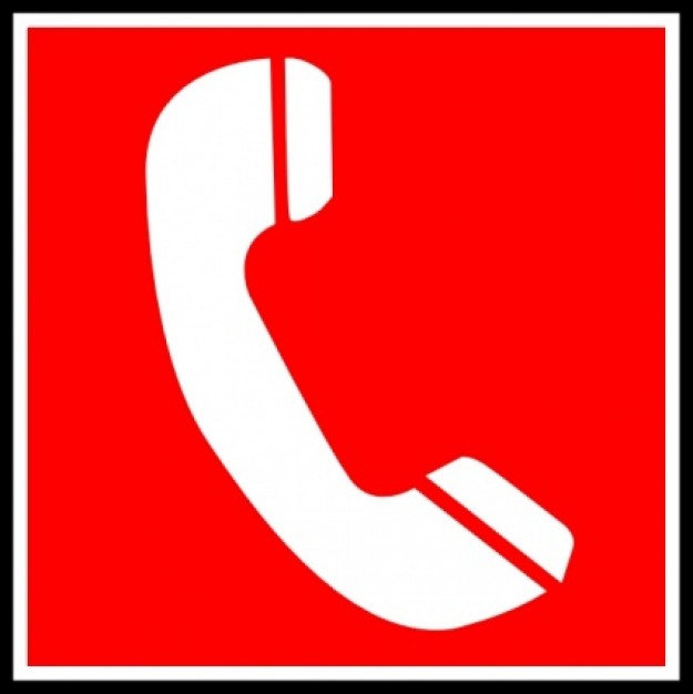 Red Telephone clip art | Download free Vector