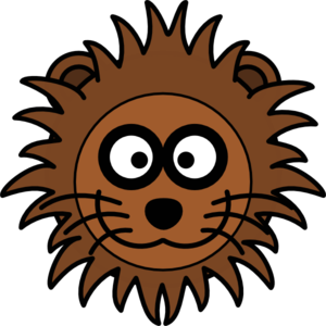 Lion Head clip art - vector clip art online, royalty free & public ...