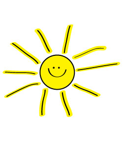 Free Sun Clipart to decorate for parties, craft projects, websites ...