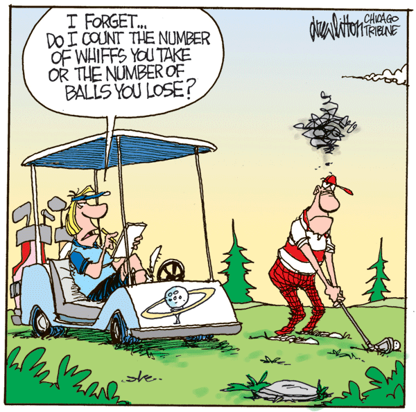 Golf Cartoon #77 | Tee Times