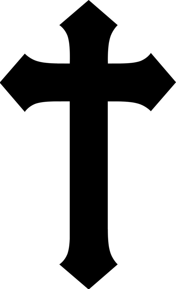 Simple cross clipart