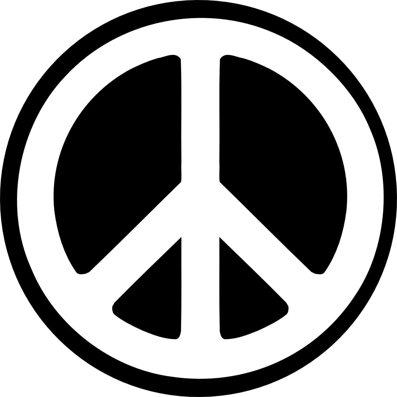 Peace sign clipart no background