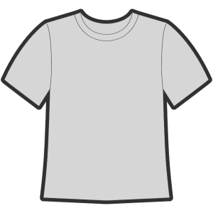 Clipart of t shirt