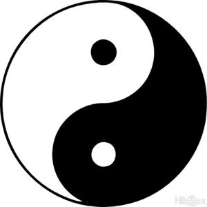 yin yang outline - picture / photo - Miscellaneous - Hiboox - Polyvore