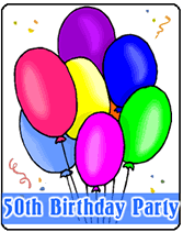 Printable 50th Birthday Party Invitations