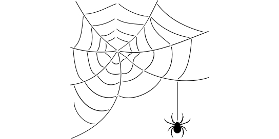 140 Spider Web Spider Web Stencil [] - $14.95 : Stencil Source ...