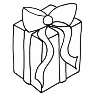 Gift Outline - ClipArt Best