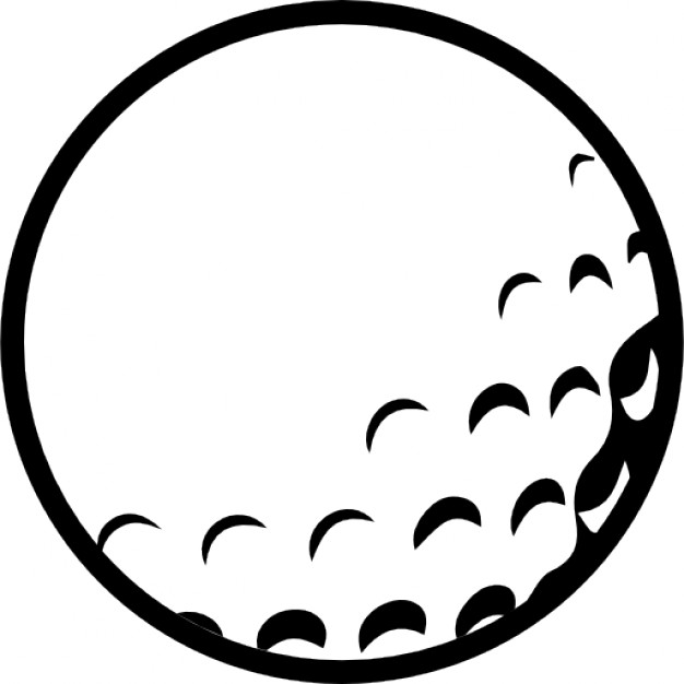 Golf ball with dents Icons | Free Download