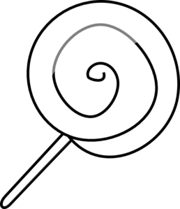 Black white suckers clipart png
