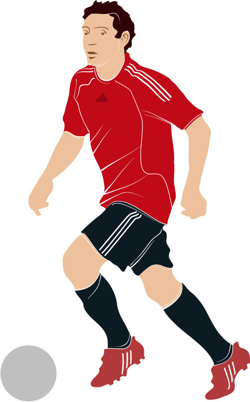 Football Player Vector Image | If you want to use this image… | Flickr