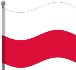 Poland Flag Waving Clip Art Download