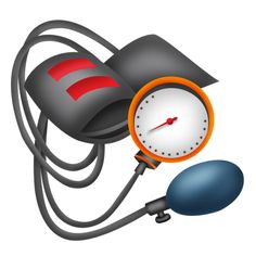 Blood pressure gauge medical equipment clipart