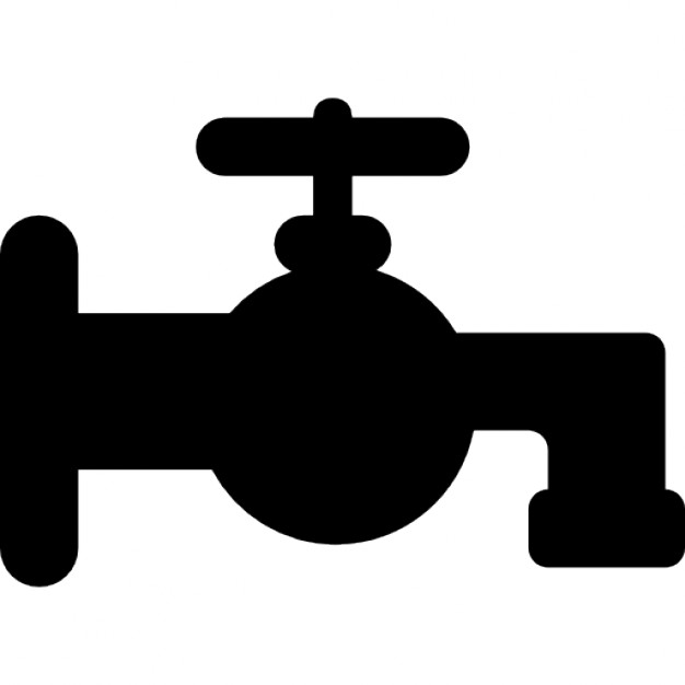 Bathroom tap silhouette Icons | Free Download