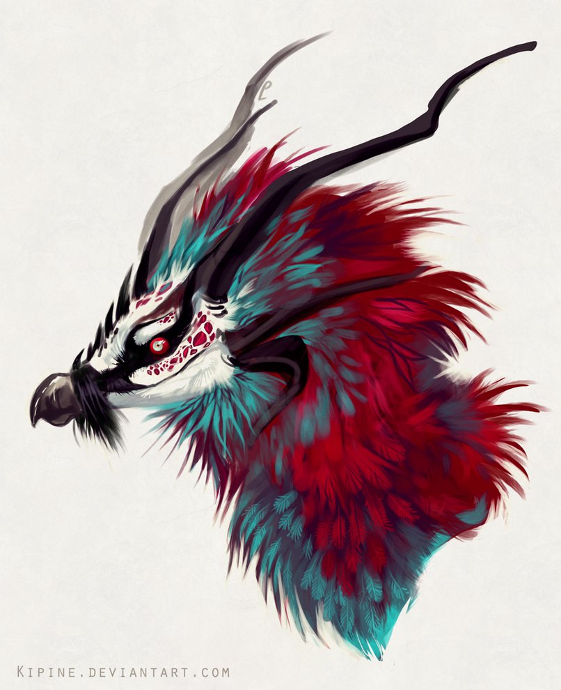 Bearded vulture dragon by Kipine on DeviantArt
