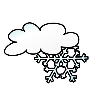 Snowflakes, Clipart black and white and Clip art