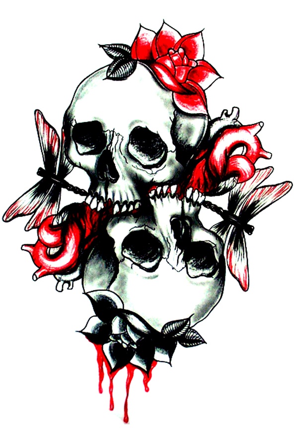 Cool tattoos, Skulls and Art