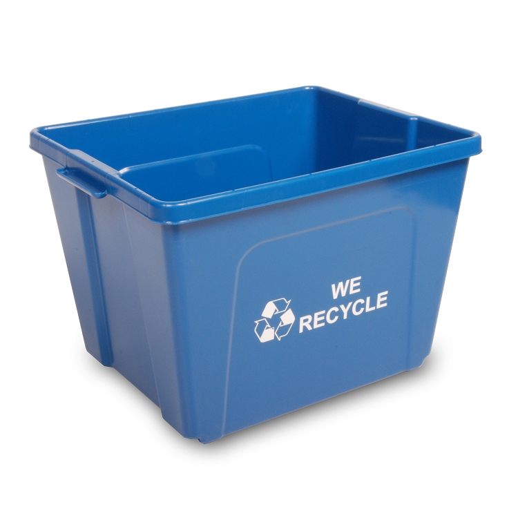14 Gallon Recycling Bin | Curbside Recycling Bins | Recycle Away