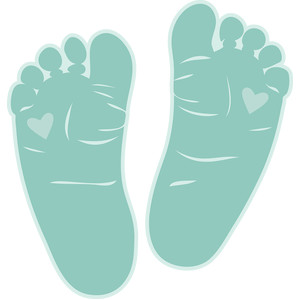 Silhouette Design Store - View Design #122198: baby feet