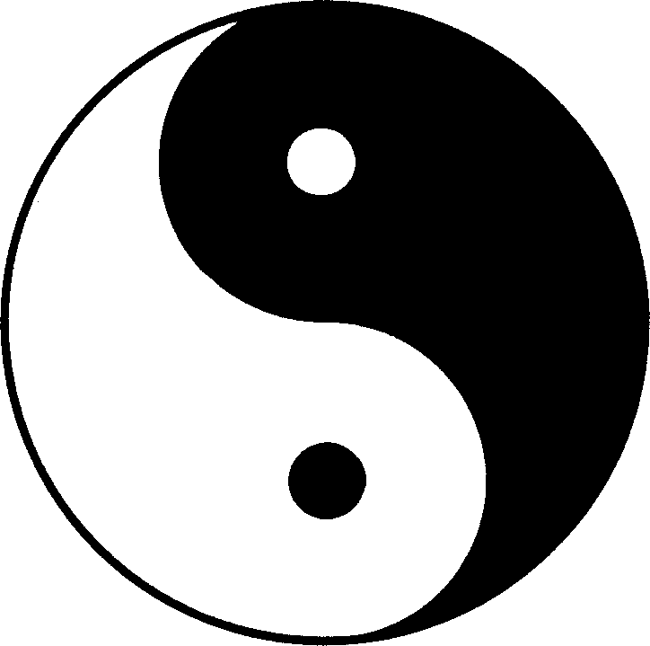 Yin yang free stock photo a yin yang symbol with a transparent ...