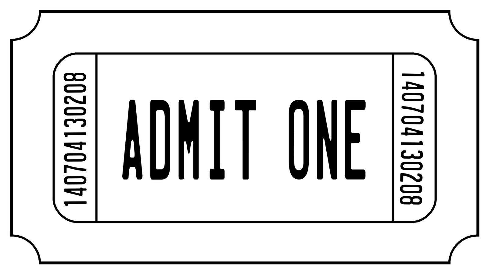 Printable Movie Ticket Template