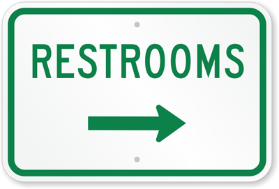 Restroom Signs | Restroom Door Signs | Restroom Signage