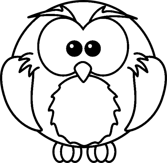 Cartoon Owl Coloring Page Printout « Animals Coloring Pages ...