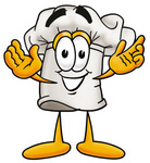 Clip Art Graphic of a White Chefs Hat Cartoon Character - All ...