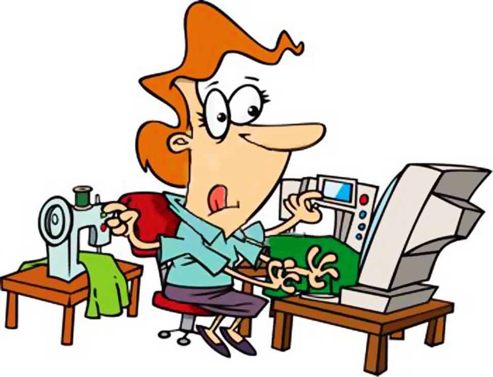 clipart of worker at desk - photo #38