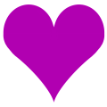 Small Sized Purple Heart