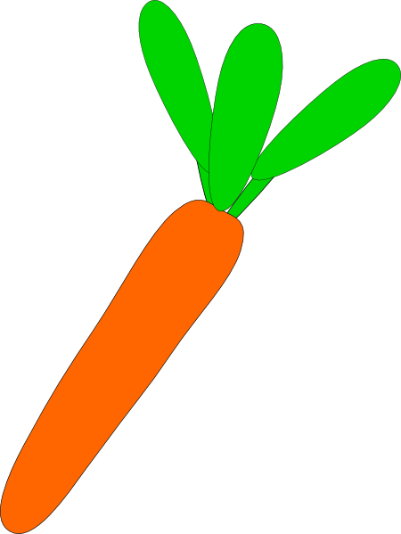 Carrot Cartoon Clip Art - vector clip art online ...