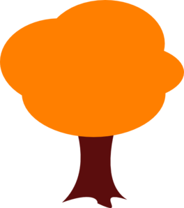 Orange Tree clip art - vector clip art online, royalty free ...