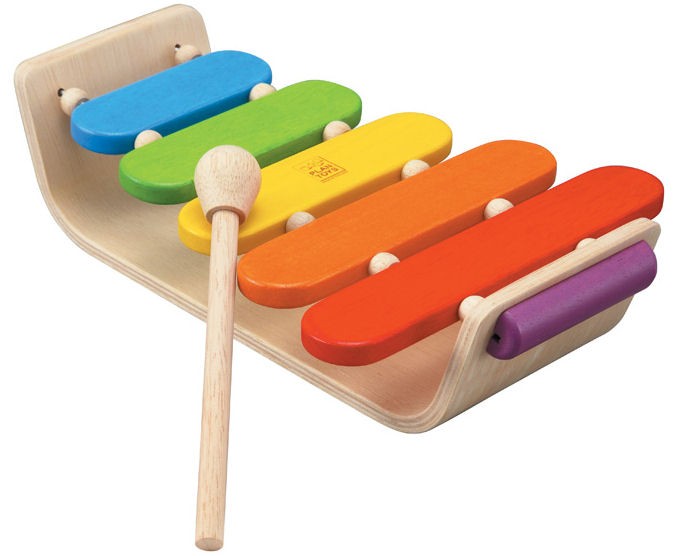 Plan Toys Oval Xylophone | Musical Instruments | Wooden Toys