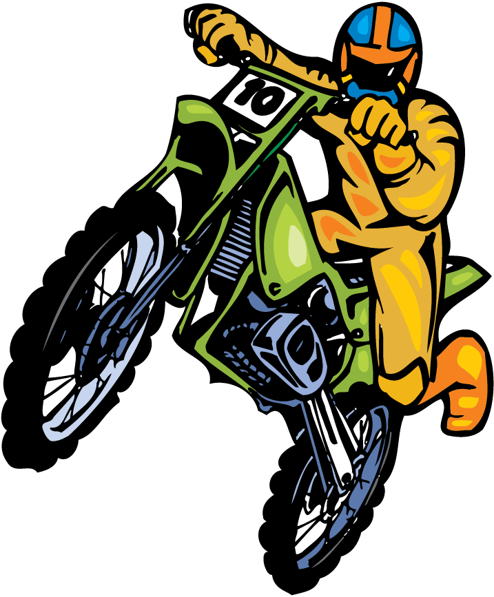 free dirt bike clipart images - photo #14