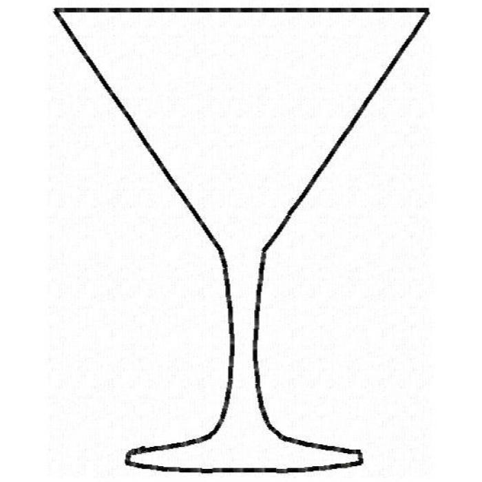 martini glass clipart black and white - photo #30