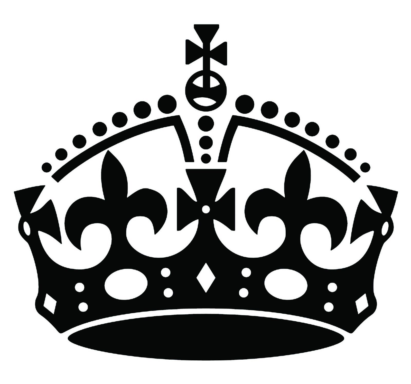 free clip art black crown - photo #25