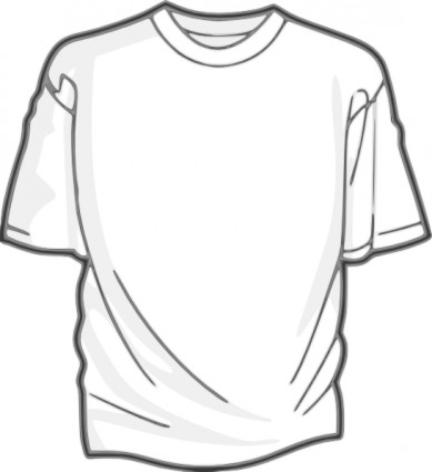 T Shirt Outline Clip Art