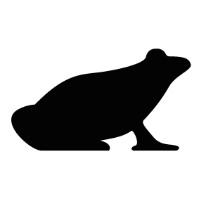 Frog Silhouette | Silhouette of Frog
