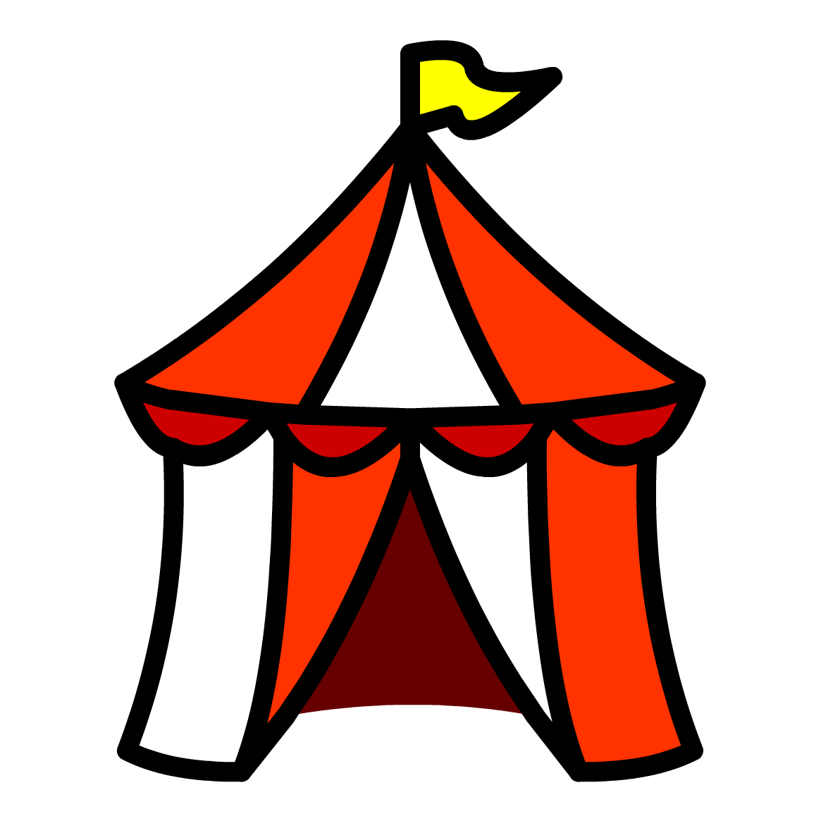 Fair tent clipart
