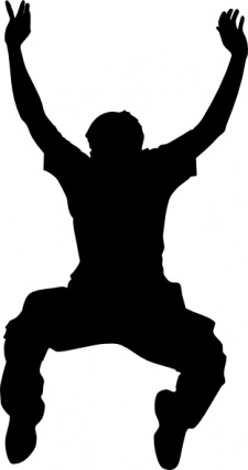 People Jumping Clipart