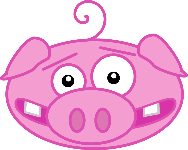 Cartoon Pig Head | Free Download Clip Art | Free Clip Art | on ...